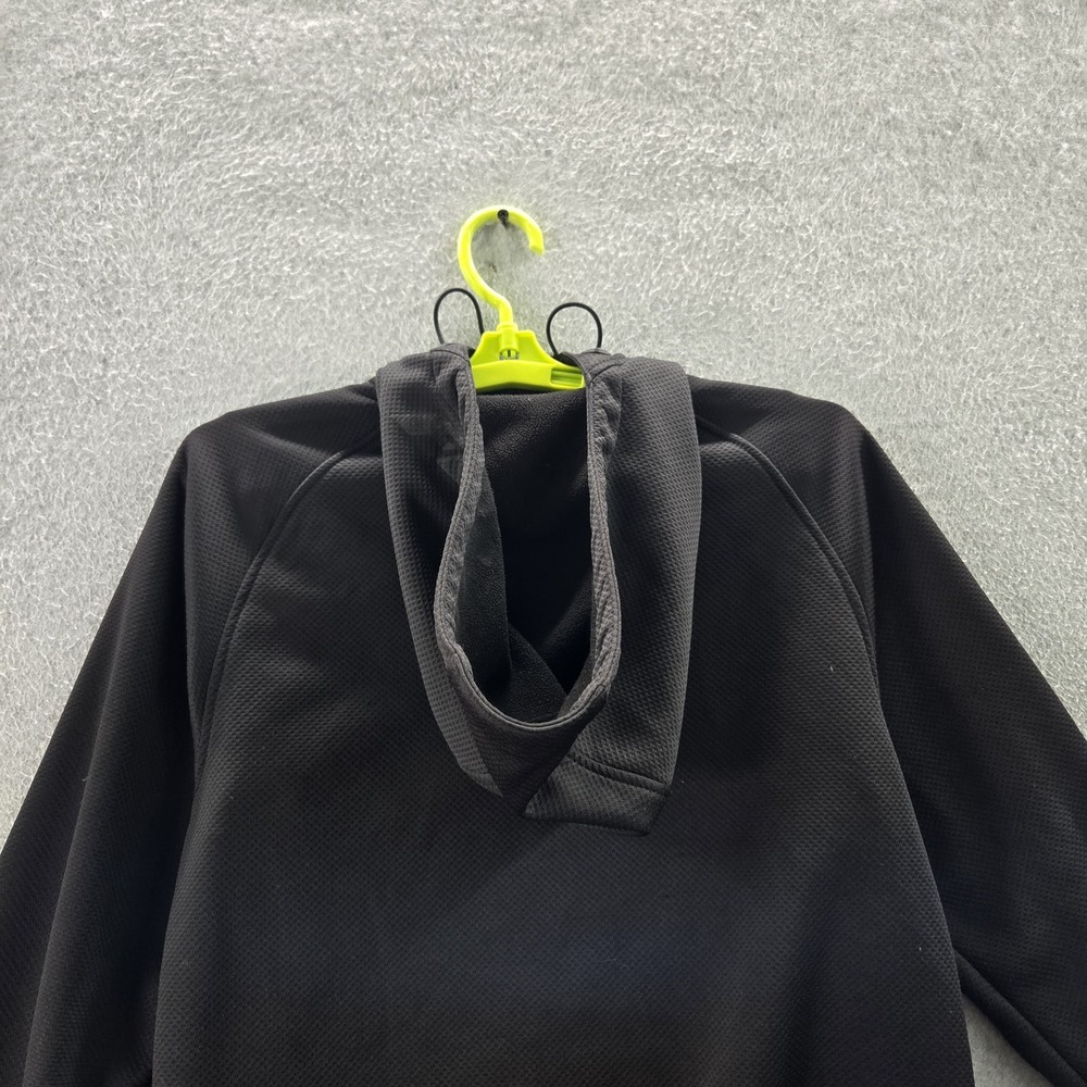 Fox Men Sweatshirt S Black Head FOXTECH Activewear Gorpcore Zipper Logo - Picture 7 of 8